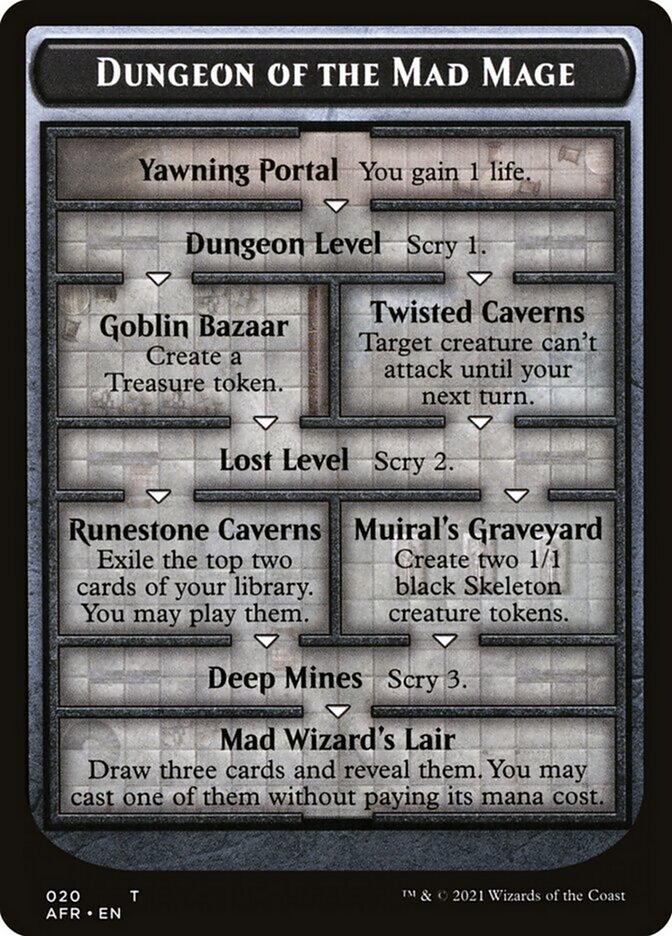 Dungeon of the Mad Mage OAFR-20 Forgotten Realms Oversized Cards Magic card