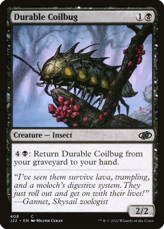 Durable Coilbug J22-408 Jumpstart 2022 Magic card