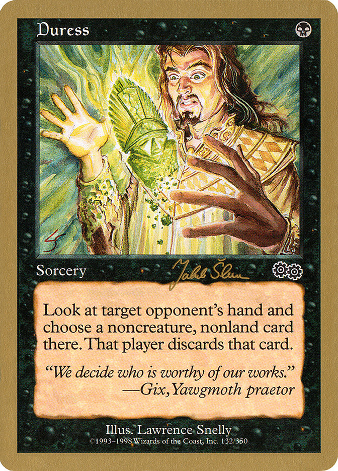 Duress WC99-JS132 World Championship Decks 1999 Magic card