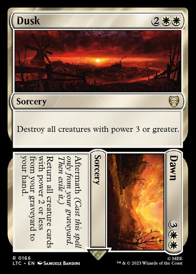 Dusk // Dawn LTC-166 Tales of Middle-earth Commander Magic card