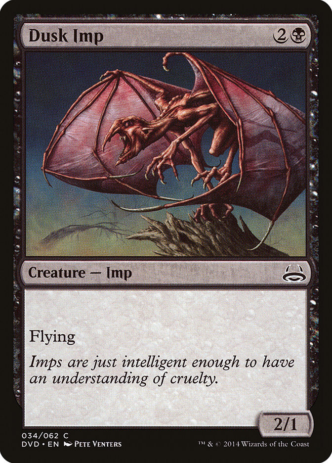 Dusk Imp DVD-34 Duel Decks Anthology: Divine vs. Demonic Magic card