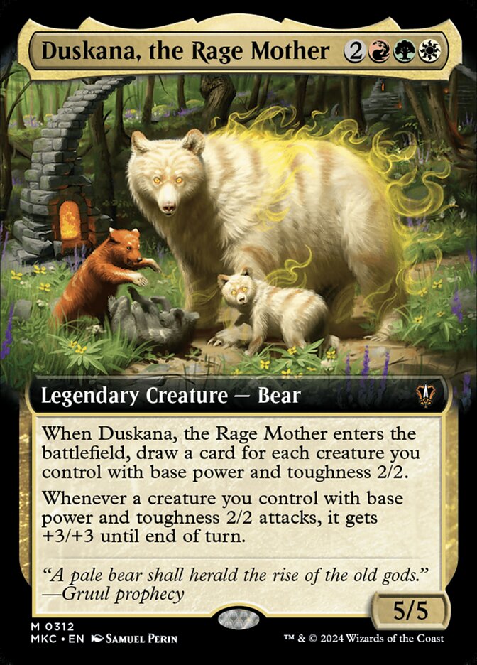 Duskana, the Rage Mother MKC-312 Murders at Karlov Manor Commander Magic card