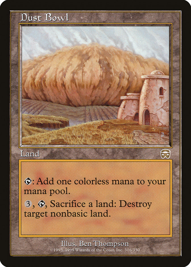 Dust Bowl MMQ-316 Mercadian Masques Magic card