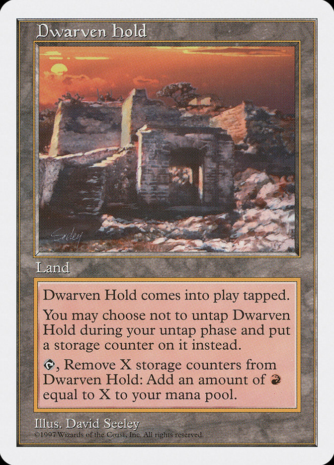 Dwarven Hold 5ED-414 Fifth Edition Magic card