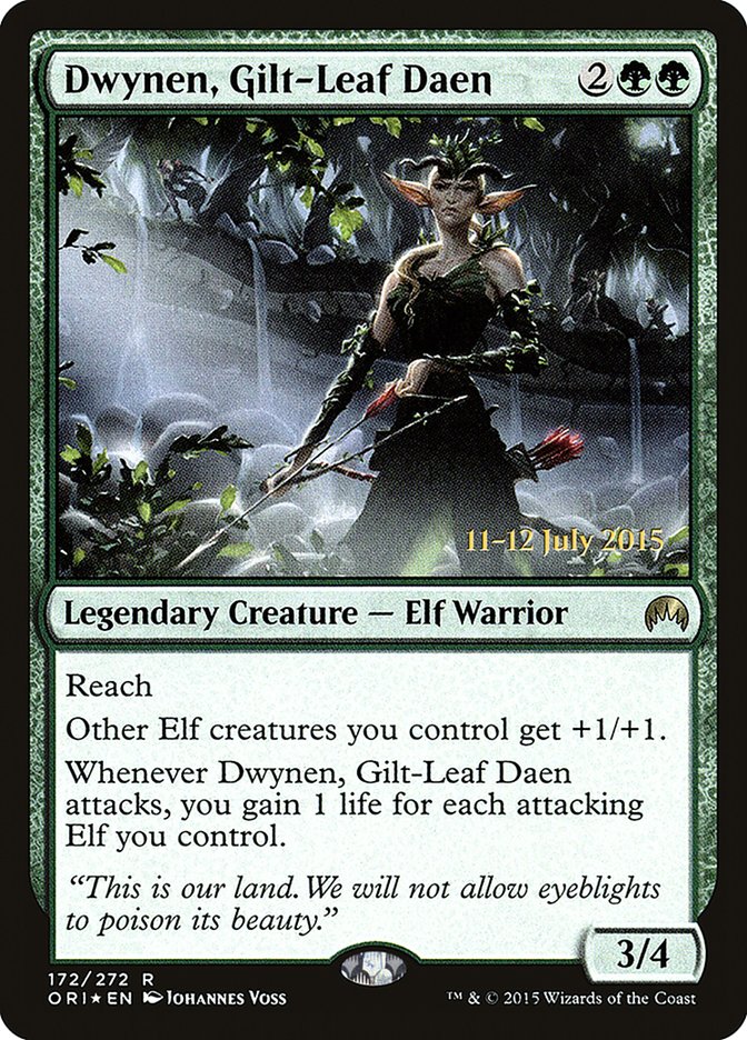 Dwynen, Gilt-Leaf Daen PORI-172S Magic Origins Promos Magic card