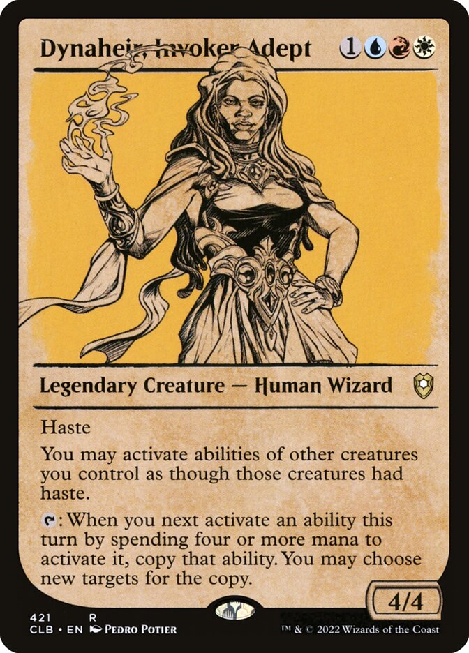 Dynaheir, Invoker Adept CLB-421 Commander Legends: Battle for Baldur's Gate Magic card