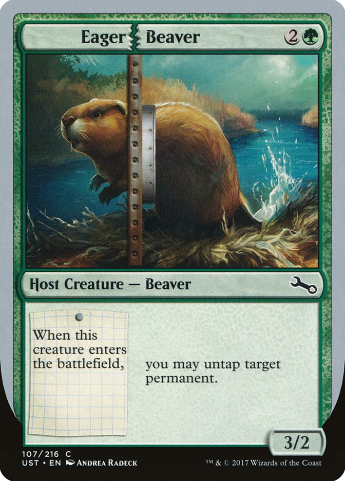 Eager Beaver UST-107 Unstable Magic card