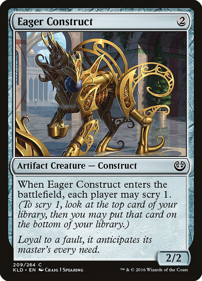Eager Construct KLD-209 Kaladesh Magic card