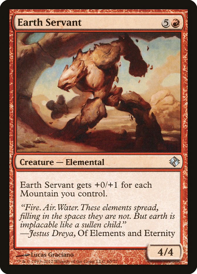 Earth Servant DDI-60 Duel Decks: Venser vs. Koth Magic card