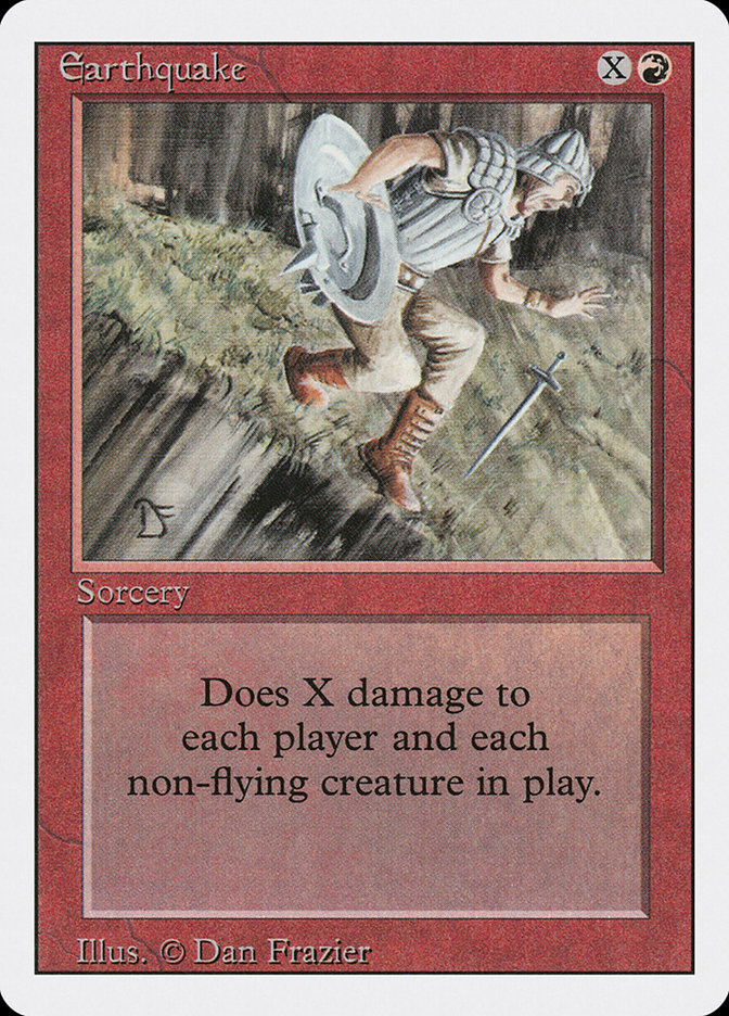 Earthquake 3ED-148 Revised Edition Magic card
