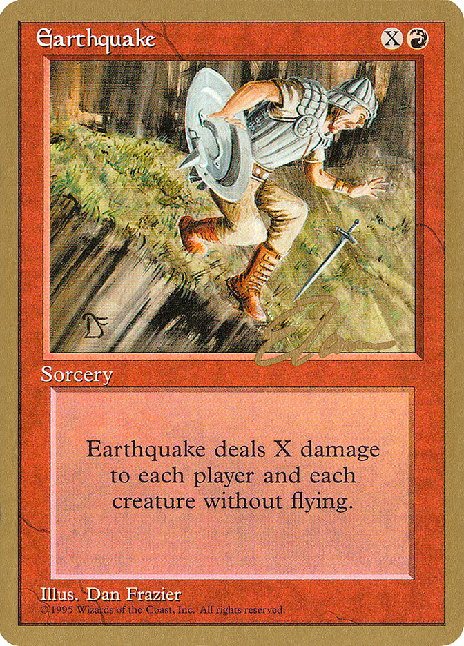 Earthquake PTC-ET189 Pro Tour Collector Set Magic card