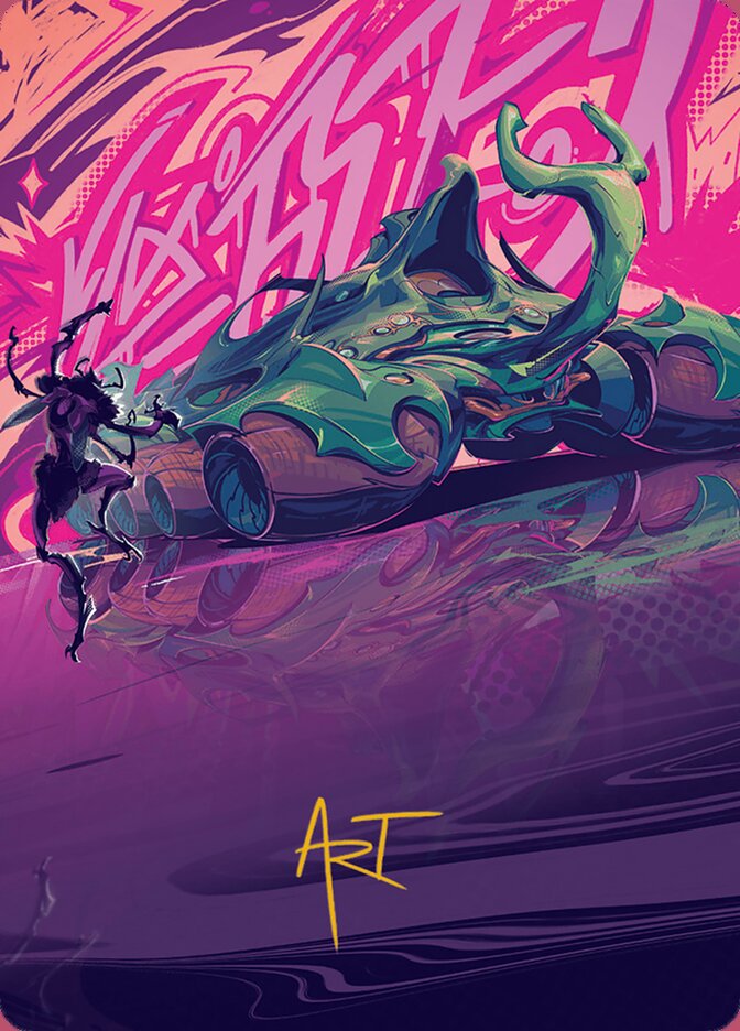 Earthrumbler // Earthrumbler ADFT-42 Aetherdrift Art Series Magic card