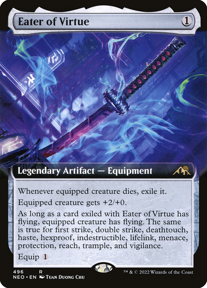 Eater of Virtue NEO-496 Kamigawa: Neon Dynasty Magic card