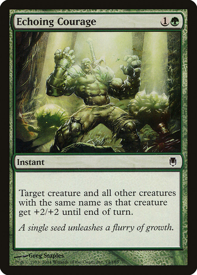 Echoing Courage DST-74 Darksteel Magic card