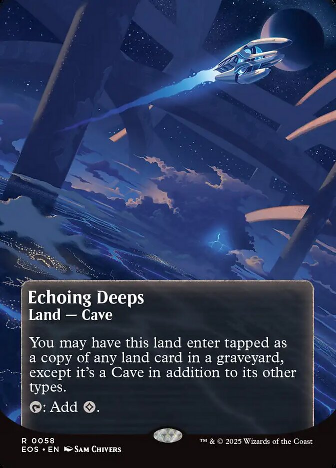 Echoing Deeps EOS-58 Edge of Eternities: Stellar Sights Magic card