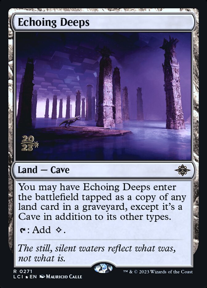 Echoing Deeps PLCI-271S The Lost Caverns of Ixalan Promos Magic card