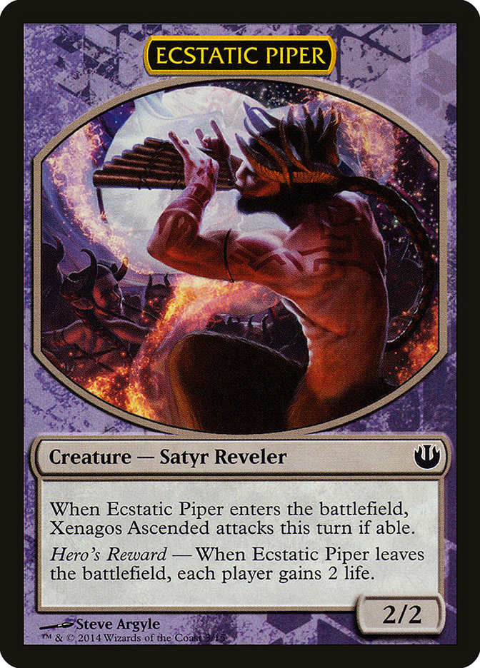 Ecstatic Piper TDAG-3 Defeat a God Magic card