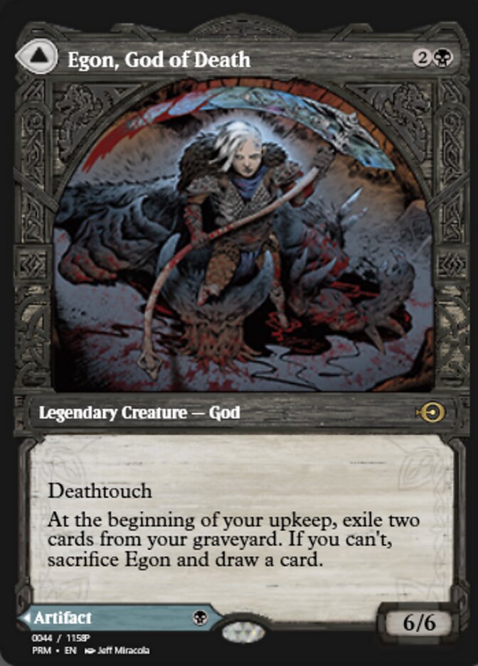 Egon, God of Death // Throne of Death PRM-88288 Magic Online Promos Magic card
