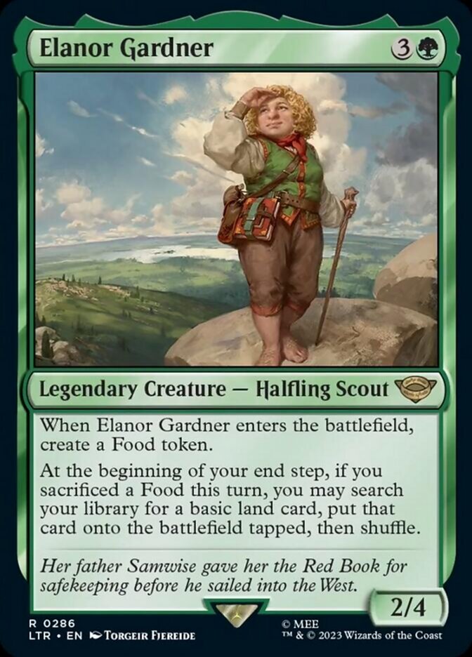 Elanor Gardner LTR-286 The Lord of the Rings: Tales of Middle-earth Magic card