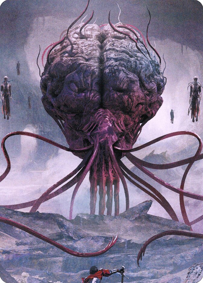 Elder Brain // Elder Brain ACLB-13 Battle for Baldur's Gate Art Series Magic card