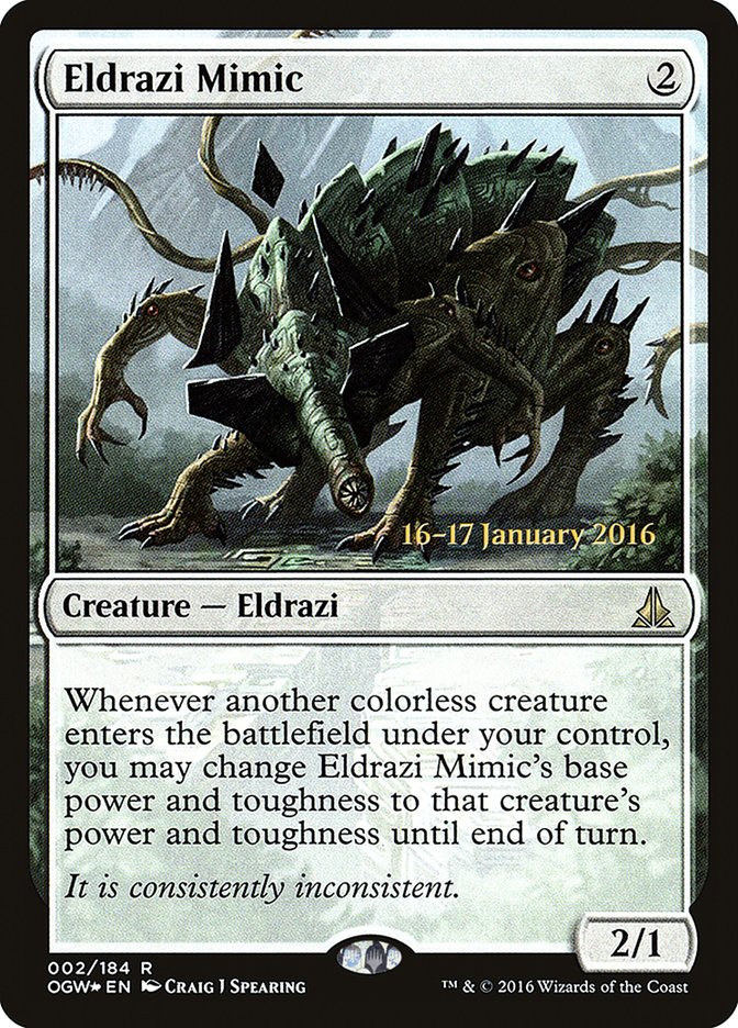 Eldrazi Mimic POGW-2S Oath of the Gatewatch Promos Magic card