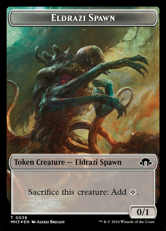 Eldrazi Spawn TMH3-38 Modern Horizons 3 Tokens Magic card