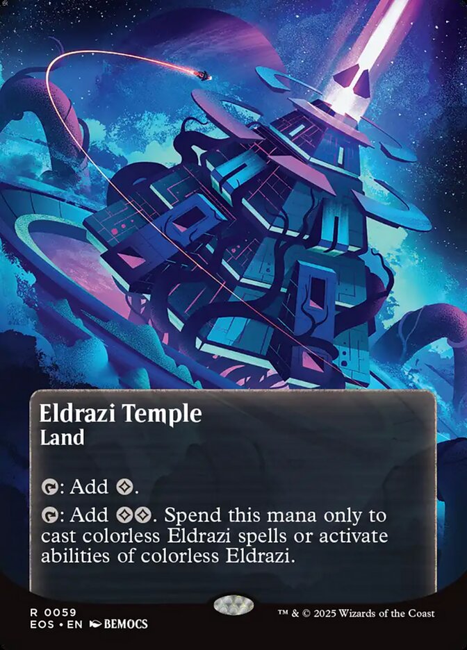 Eldrazi Temple EOS-59 Edge of Eternities: Stellar Sights Magic card