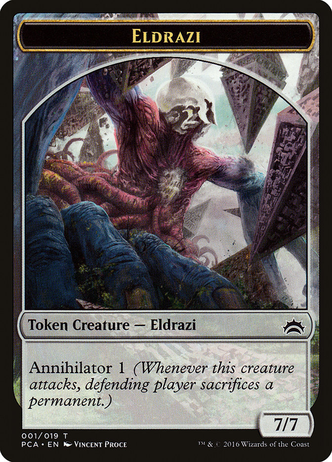 Eldrazi TPCA-1 Planechase Anthology Tokens Magic card