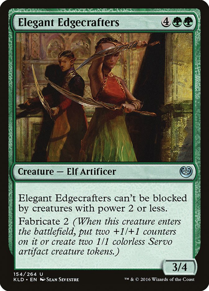 Elegant Edgecrafters KLD-154 Kaladesh Magic card
