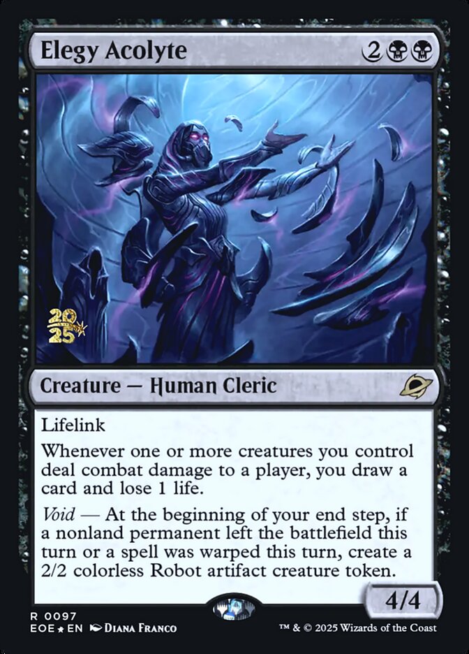 Elegy Acolyte PEOE-97S Edge of Eternities Promos Magic card