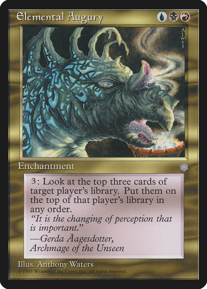 Elemental Augury ICE-286 Ice Age Magic card