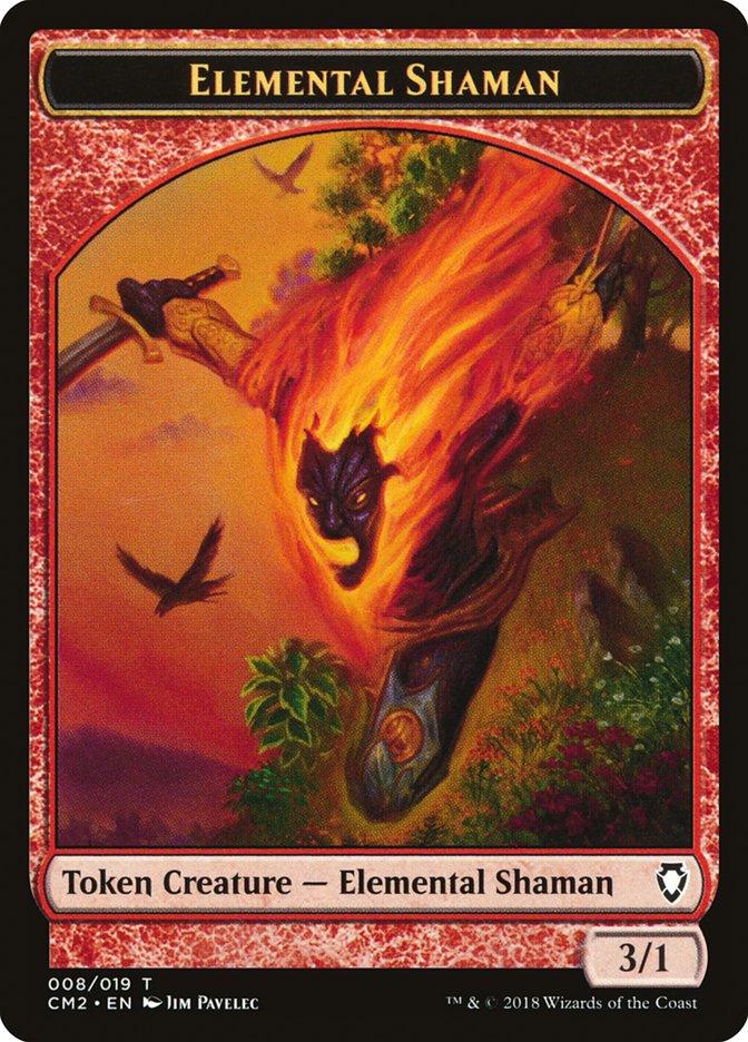 Elemental Shaman TCM2-8 Commander Anthology Volume II Tokens Magic card