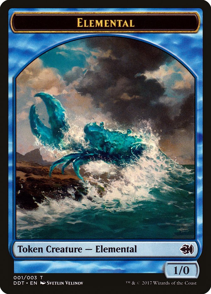 Elemental TDDT-1 Duel Decks: Merfolk vs. Goblins Tokens Magic card