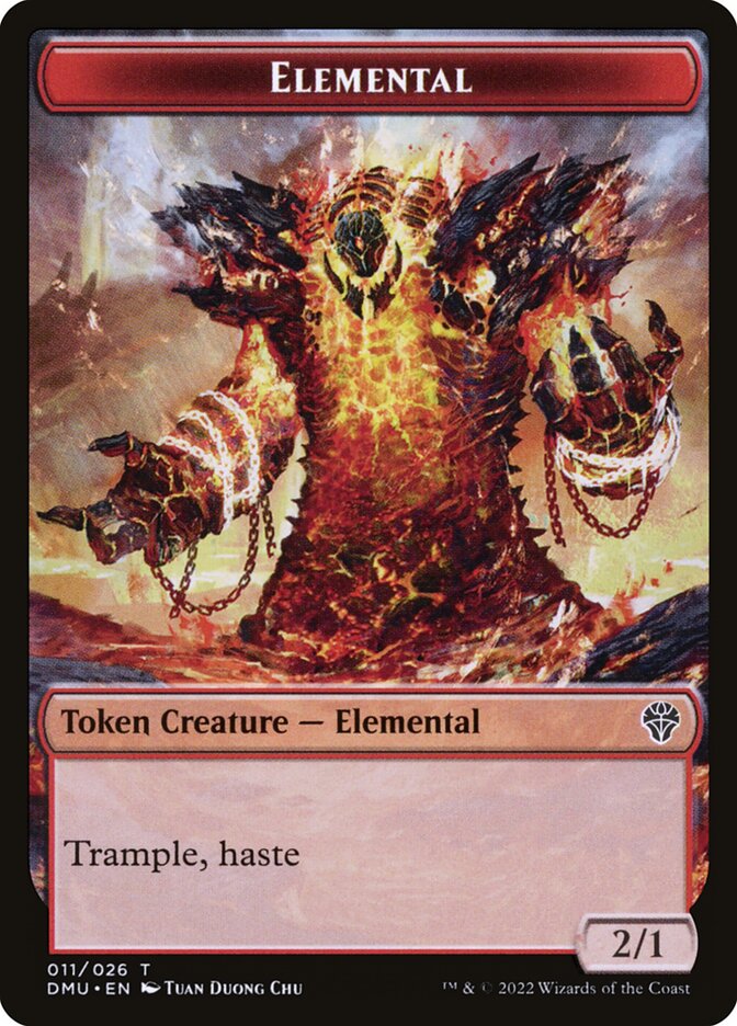 Elemental TDMU-11 Dominaria United Tokens Magic card