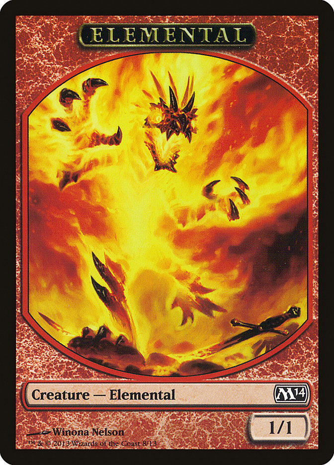 Elemental TM14-8 Magic 2014 Tokens Magic card