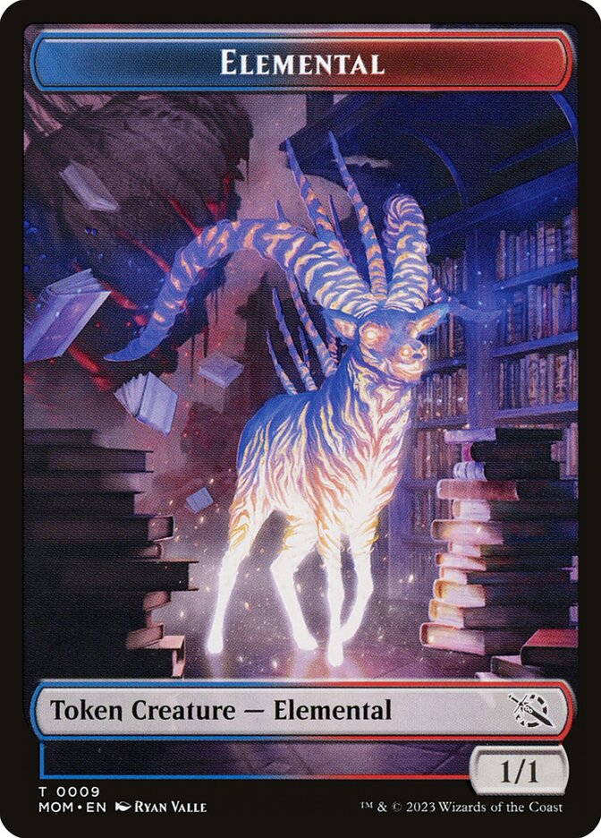 Elemental TMOM-9 March of the Machine Tokens Magic card