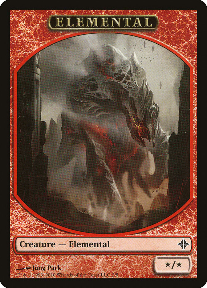 Elemental TROE-2 Rise of the Eldrazi Tokens Magic card