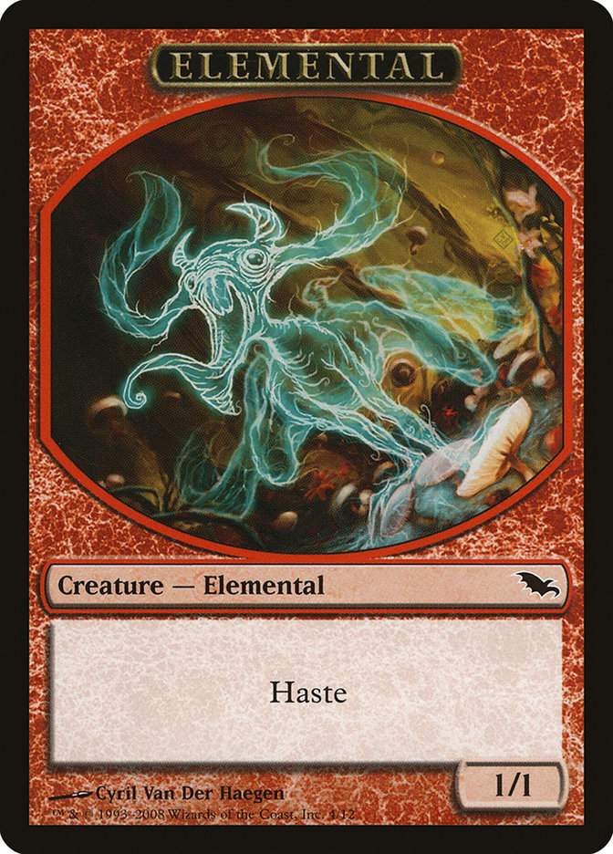 Elemental TSHM-4 Shadowmoor Tokens Magic card