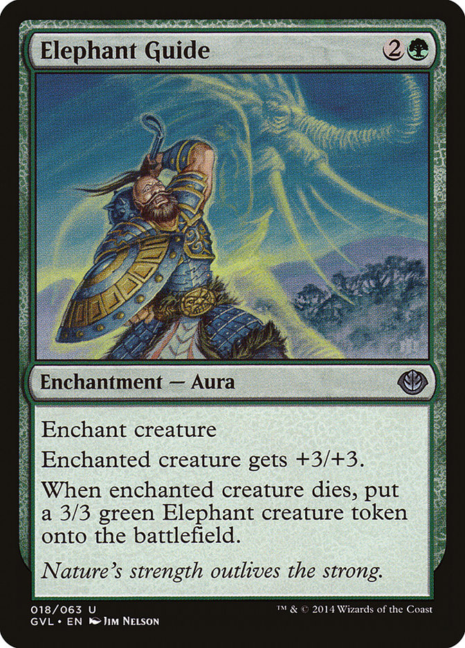 Elephant Guide GVL-18 Duel Decks Anthology: Garruk vs. Liliana Magic card
