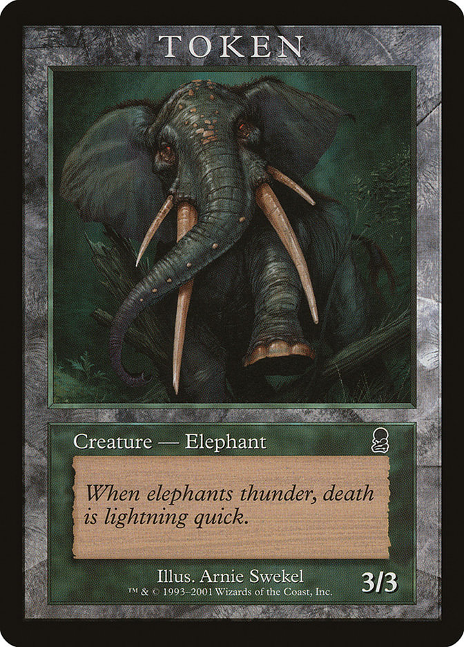 Elephant PR2-5 Magic Player Rewards 2002 Magic card