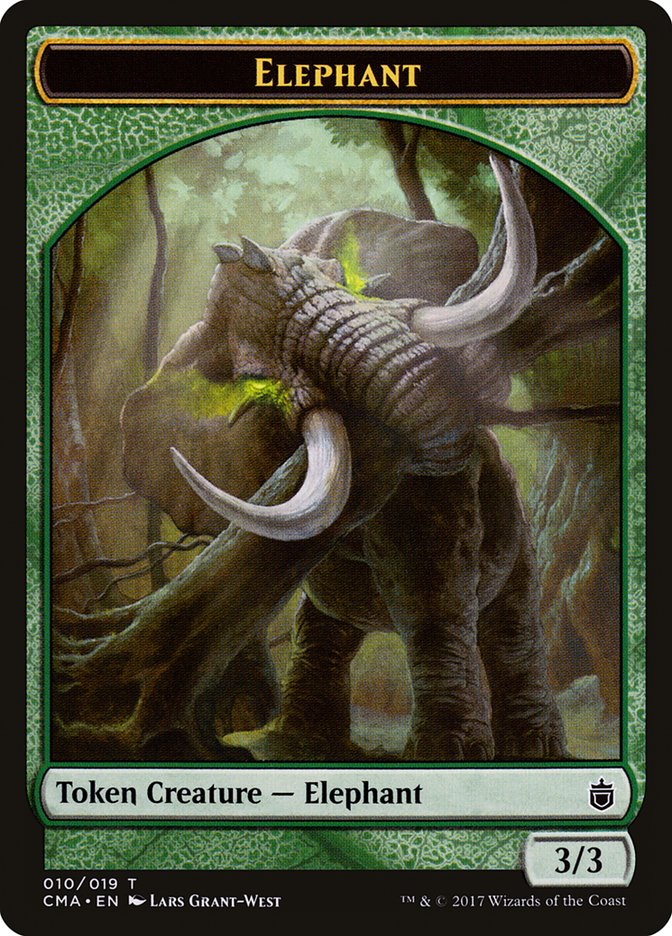 Elephant TCMA-10 Commander Anthology Tokens Magic card