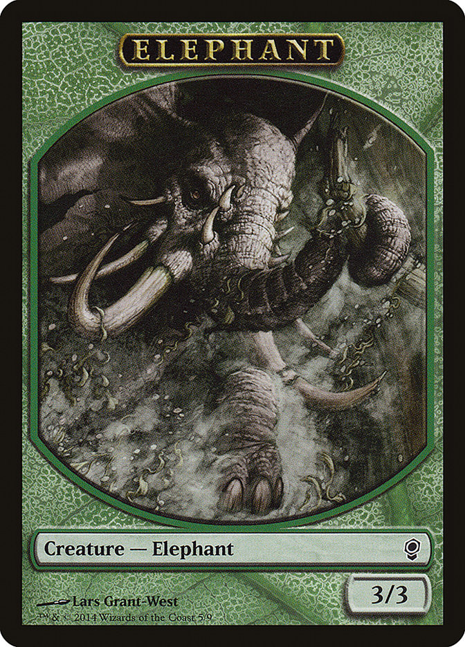 Elephant TCNS-5 Conspiracy Tokens Magic card