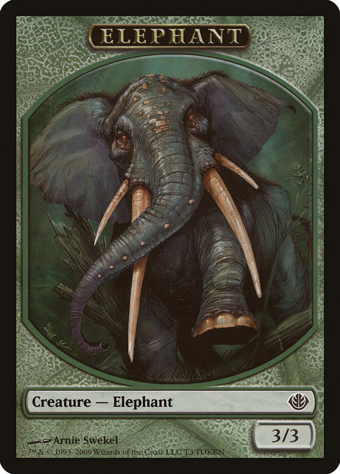 Elephant TDDD-T3 Duel Decks: Garruk vs. Liliana Tokens Magic card