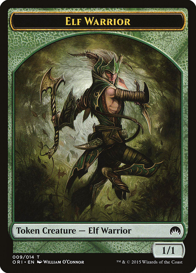 Elf Warrior TORI-9 Magic Origins Tokens Magic card