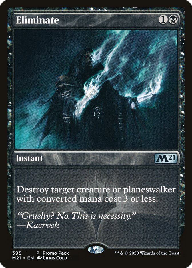 Eliminate M21-395 Core Set 2021 Magic card