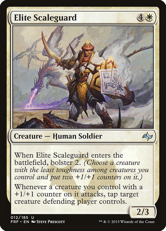 Elite Scaleguard FRF-12 Fate Reforged Magic card