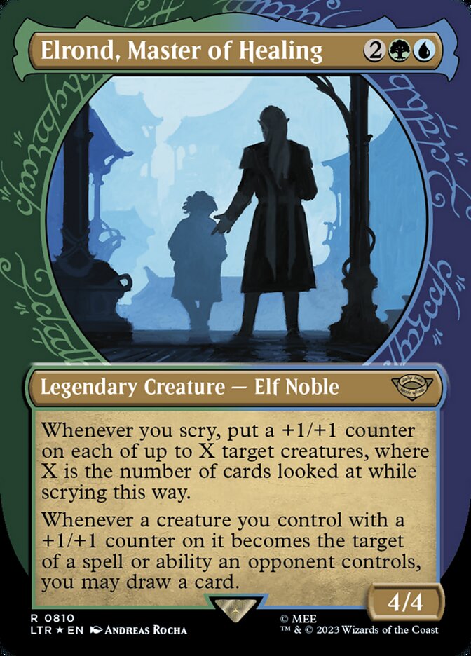 Elrond, Master of Healing LTR-810 The Lord of the Rings: Tales of Middle-earth Magic card