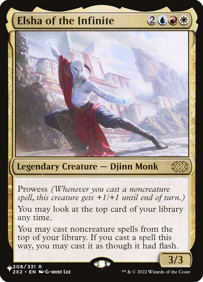 Elsha of the Infinite PLST-2X2-208 The List Magic card