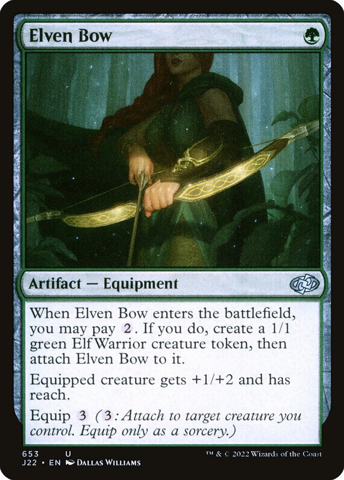 Elven Bow J22-653 Jumpstart 2022 Magic card
