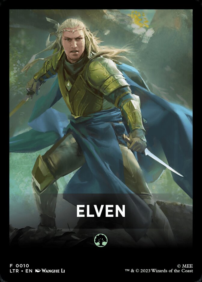 Elven FLTR-10 Tales of Middle-earth Front Cards Magic card